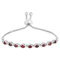 Garnet Bracelet 1.78 Carats Sterling Silver