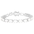 Opal Tennis Bracelet 10.2 Carats Sterling Silver