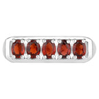 Garnet Ring 0.98 Carats Sterling Silver
