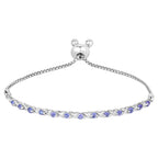 Tanzanite Bracelet 0.9 Carats Sterling Silver