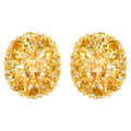 Citrine Cocktail Earrings 4.10 Carats Total