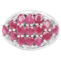 Ruby Ring 2.98 Carats Sterling Silver