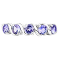 Tanzanite Ring 1.14 Carats Sterling Silver