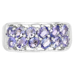 Tanzanite Ring 2.02 Carats Sterling Silver