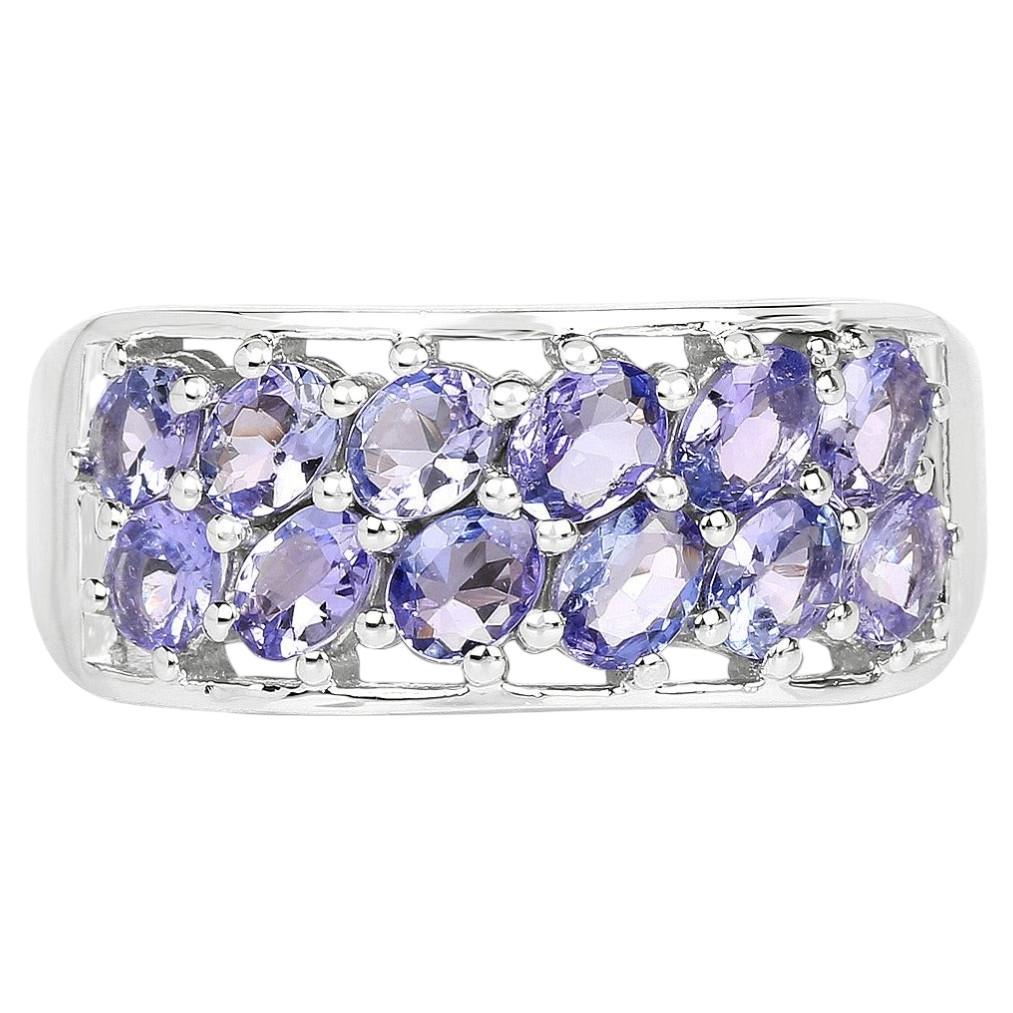 Tanzanite Ring 2.02 Carats Sterling Silver