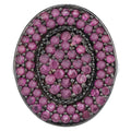 Ruby Ring 2.68 Carats Sterling Silver