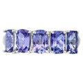 Tanzanite Ring 2.64 Carats Sterling Silver