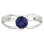 Iolite Ring 0.70 Carats Sterling Silver