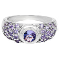 Tanzanite Ring 1.38 Carats Sterling Silver
