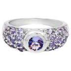 Tanzanite Ring 1.38 Carats Sterling Silver