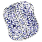 Tanzanite Ring 3.6 Carats Sterling Silver