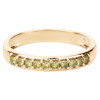 Yellow Diamond Ring 0.26 Carats 14K Yellow Gold