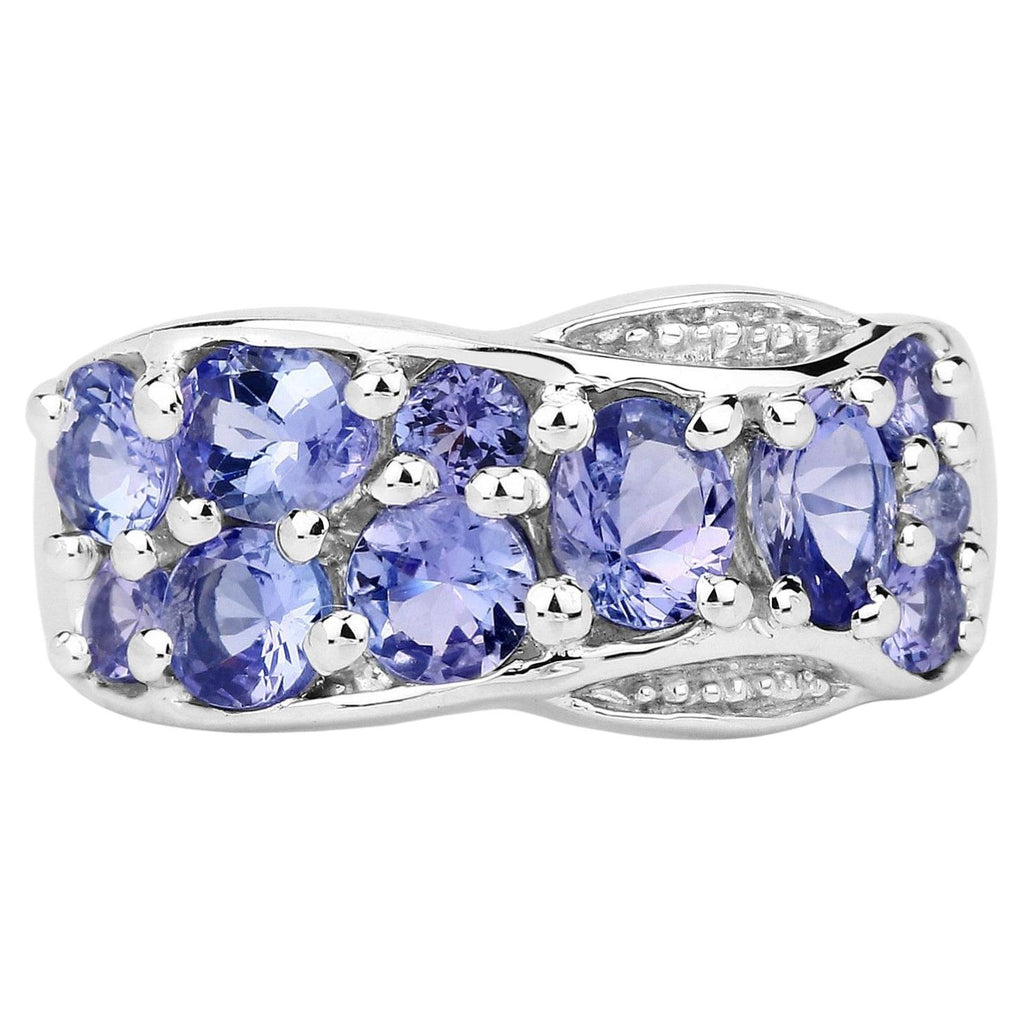 Tanzanite Ring 2.04 Carats Sterling Silver