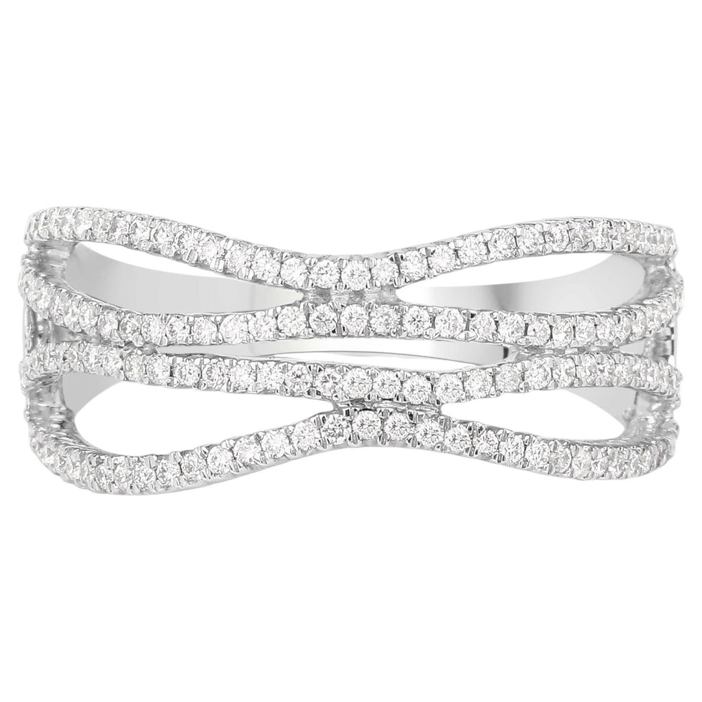 Diamond Ring 0.44 Carats 14K White Gold
