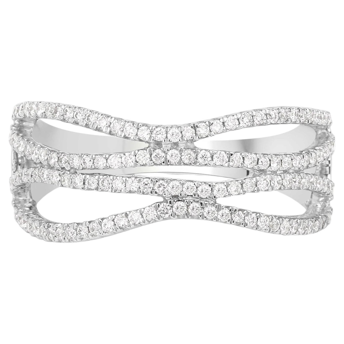 Diamond Ring 0.44 Carats 14K White Gold