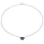 Blue Aventurine Necklace 3.9 Carats Sterling Silver