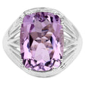 Amethyst Ring 10 Carats Sterling Silver