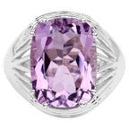 Amethyst Ring 10 Carats Sterling Silver