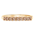 Champagne Diamond Ring 0.48 Carats 14K Yellow Gold