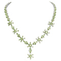 Peridot Necklace 43 Carats Sterling Silver