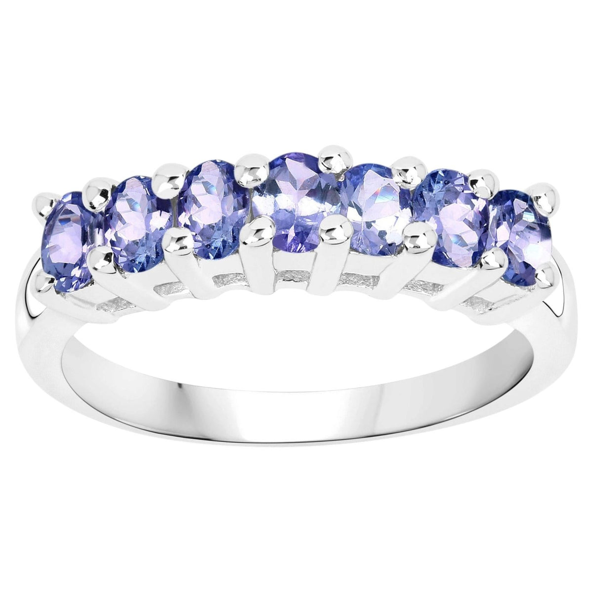 Tanzanite Ring 1.18 Carats Sterling Silver