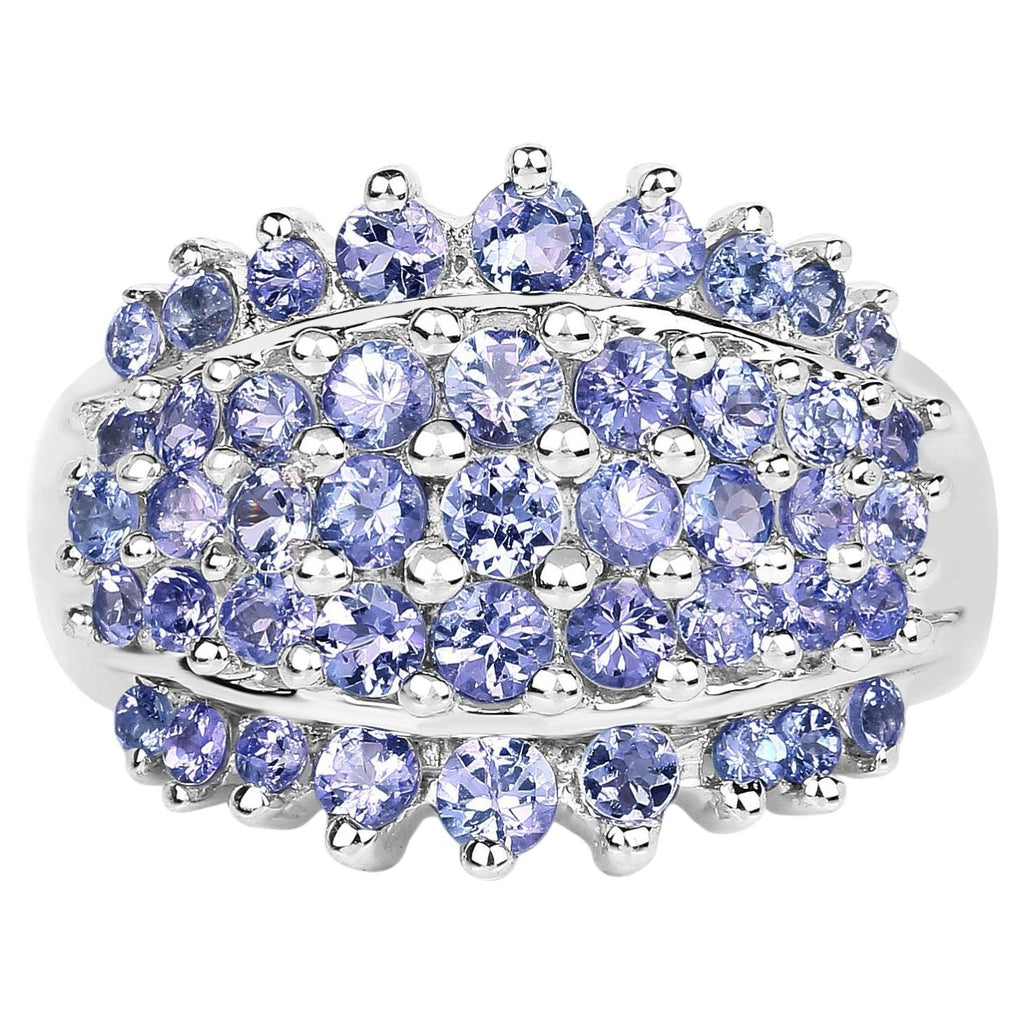 Tanzanite Ring 2.26 Carats Sterling Silver
