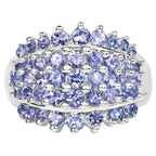 Tanzanite Ring 2.26 Carats Sterling Silver