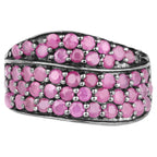 Ruby Ring 2.3 Carats Sterling Silver