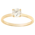 Diamond Ring 0.6 Carats 14K Yellow Gold