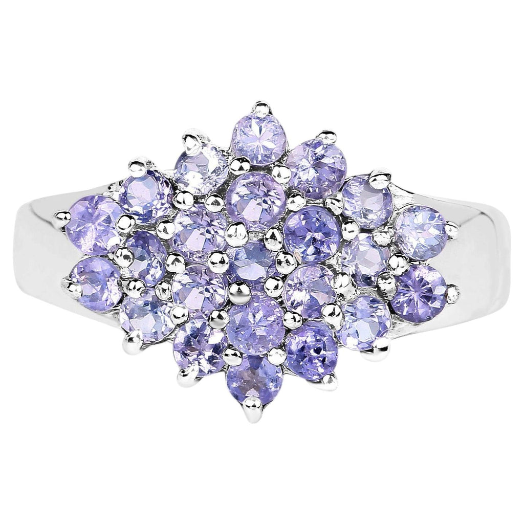 Tanzanite Ring 1.6 Carats Sterling Silver