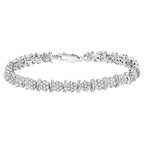 Diamond Tennis Bracelet 1.78 Carats Sterling Silver