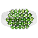 Chrome Diopside Ring 1.9 Carats Sterling Silver