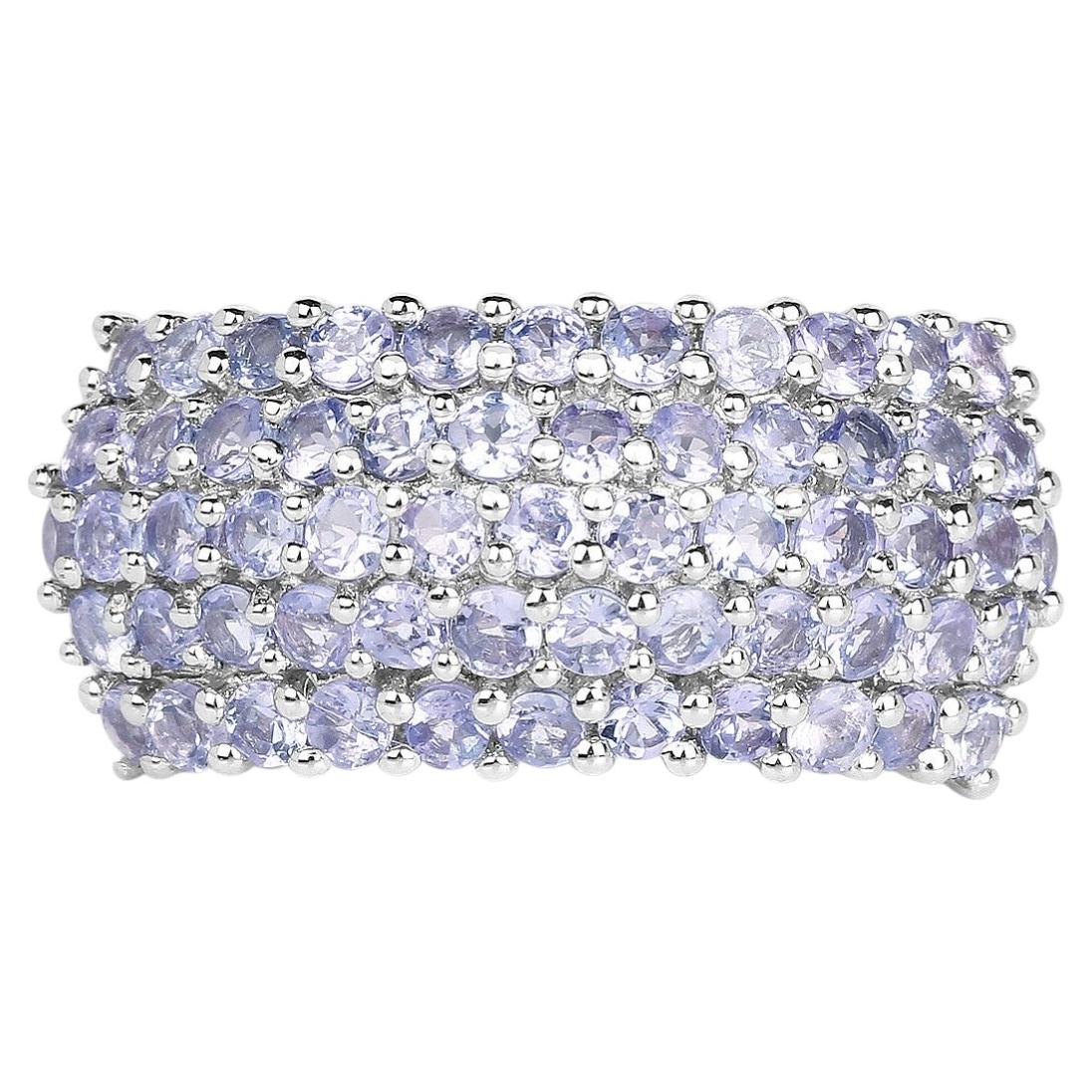 Tanzanite Ring 2.06 Carats Sterling Silver
