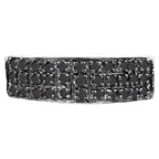 Black Diamond Ring 0.34 Carats Sterling Silver
