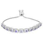 Tanzanite Bracelet 1.08 Carats Sterling Silver