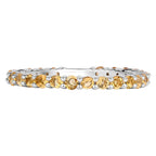 Citrine Ring 0.8 Carats Sterling Silver