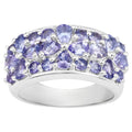 Tanzanite Ring 2.48 Carats Sterling Silver
