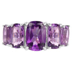 Amethyst Ring 11 Carats Sterling Silver