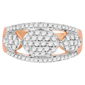 Diamond Ring 0.7 Carats 14K Rose Gold