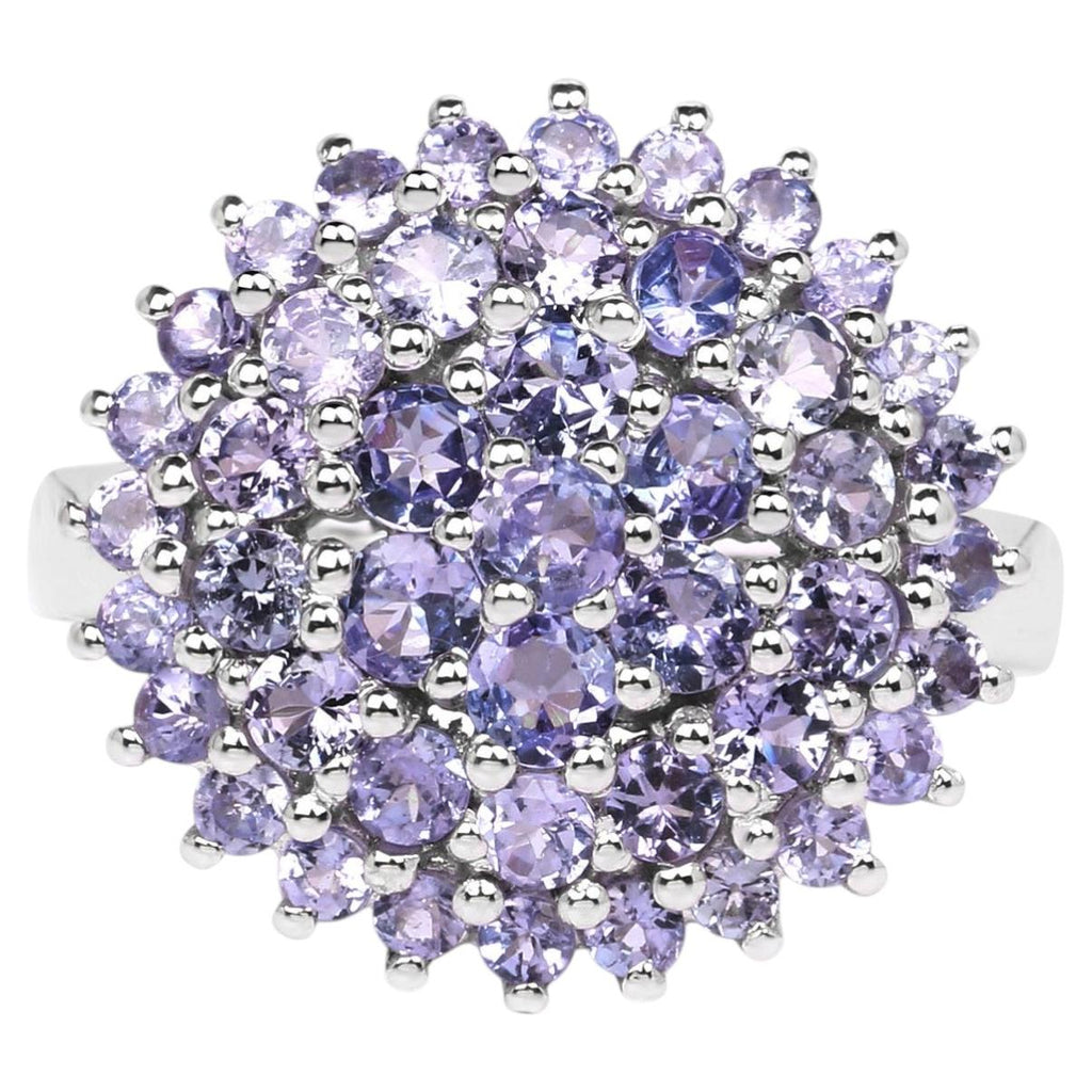 Tanzanite Ring 2.46 Carats Sterling Silver