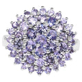 Tanzanite Ring 2.46 Carats Sterling Silver