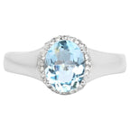 Multicolor Topaz Ring 2.6 Carats Sterling Silver