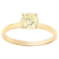 Diamond Ring 0.84 Carats 14K Yellow Gold