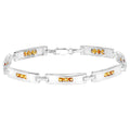 Yellow Sapphire Tennis Bracelet 2.5 Carats Sterling Silver