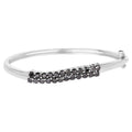 Black Diamond Bracelet 3.52 Carats Sterling Silver