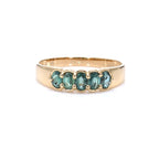 Alexandrite Ring 0.64 Carats 18K Yellow Gold