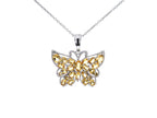 Citrine Pendant 3.78 Carats Sterling Silver