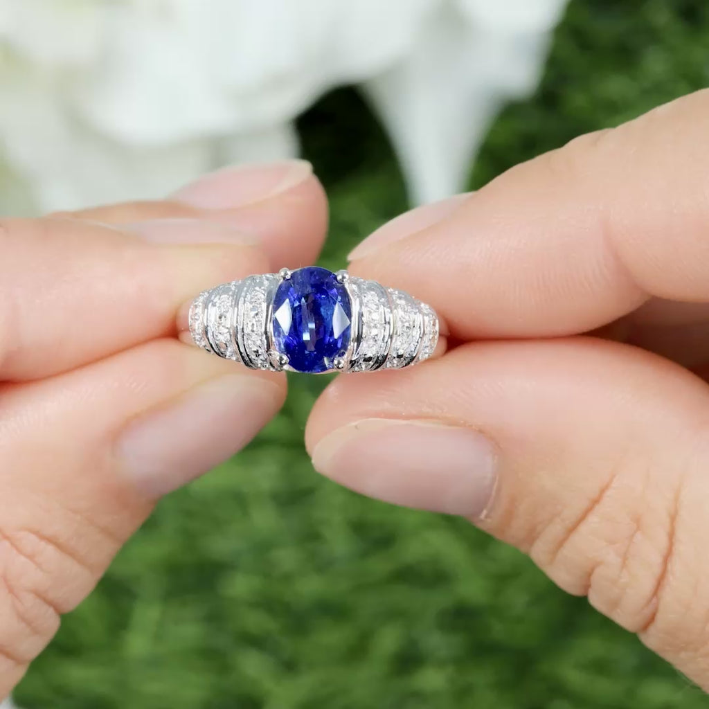 Kyanite Ring 1.39 Carats Sterling Silver