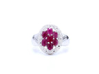 Ruby Ring 1.52 Carats Sterling Silver