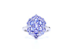 Tanzanite Ring 2.28 Carats Sterling Silver